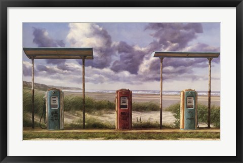 Framed Sea Pumps Print