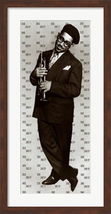 Framed Bebop (Dizzy Gillespie) Print