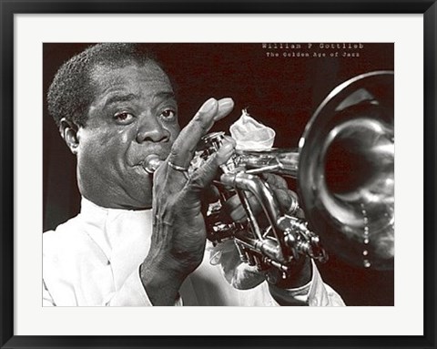 Framed Louis Armstrong Print