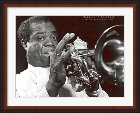 Framed Louis Armstrong Print