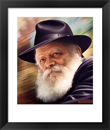 Framed Rebbe Print