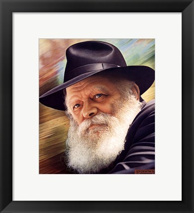 Framed Rebbe Print