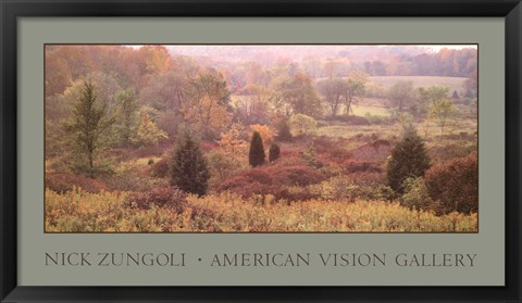 Framed Autumn Panorama Print