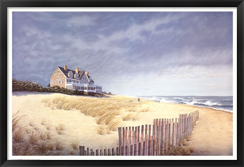 Framed Beach House Print