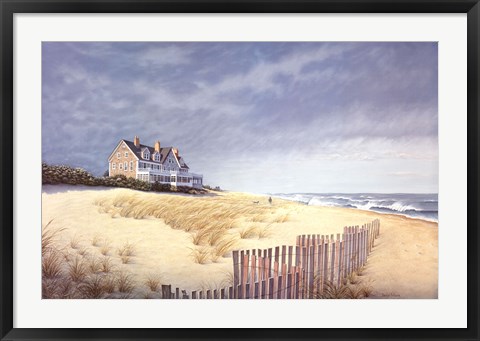 Framed Beach House Print