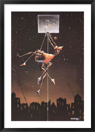 Framed Alpha Fly Slam Print