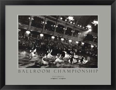 Framed Ballroom Championship Print