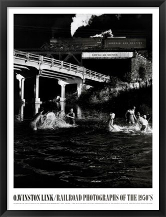 Framed Hawksburg Creek Swimming Hole Print