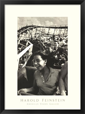 Framed Cyclone, Coney Island Print