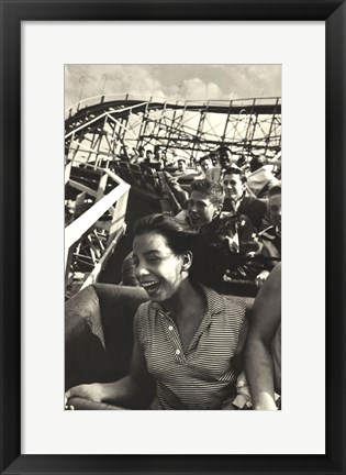 Framed Cyclone, Coney Island Print