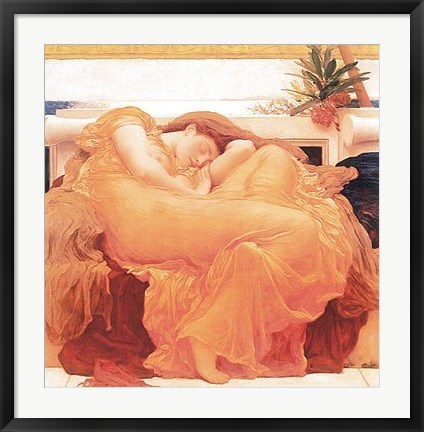 Framed Flaming June, c.1895 Print