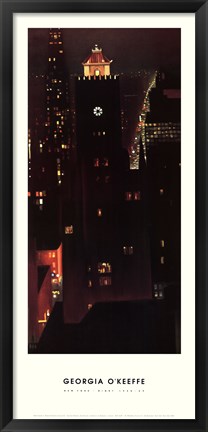 Framed New York, Night Print