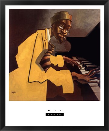 Framed Piano Man Print