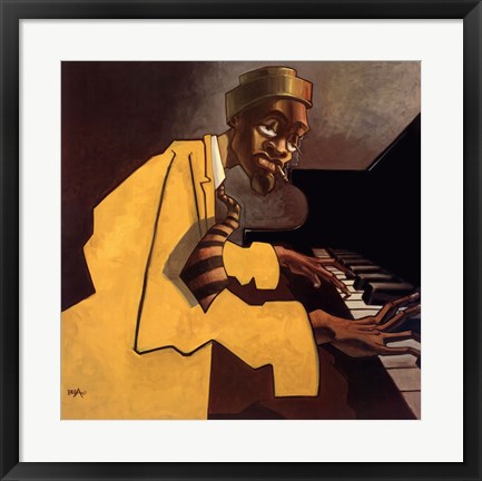 Framed Piano Man Print