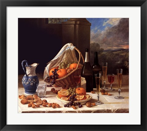 Framed Luncheon Still Life Print