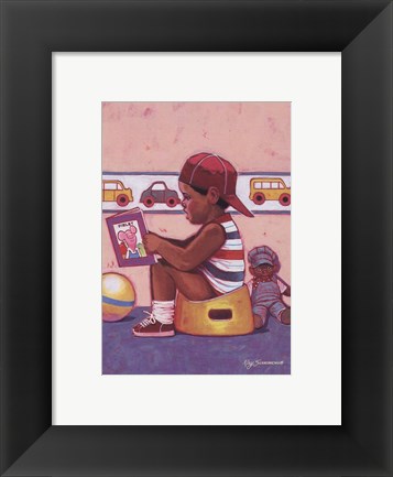 Framed Potty Training Print