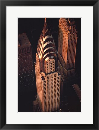 Framed Chrysler Building Print