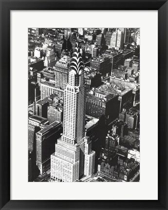 Framed Chrysler Building, New York, 1935 Print