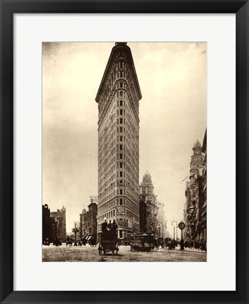 Framed Flatiron Building, New York, 1910 Print