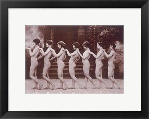 Framed Chorus Line Print