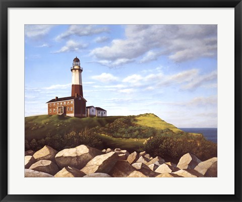 Framed Turtle Cove Hill Print