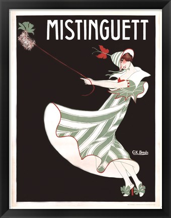 Framed Mistinguett Print