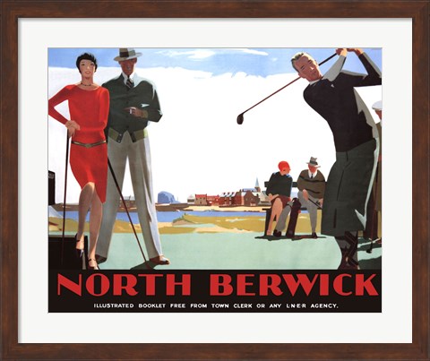 Framed North Berwick Print