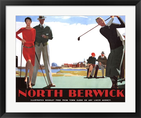 Framed North Berwick Print