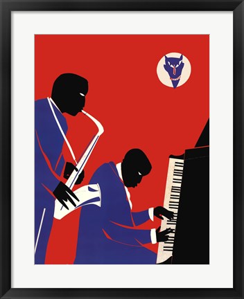 Framed Last of the Blue Devils Print