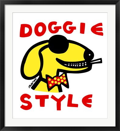 Framed Doggie Style Print