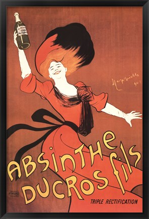 Framed Absinthe Ducros Fils Print