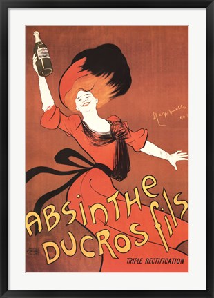 Framed Absinthe Ducros Fils Print