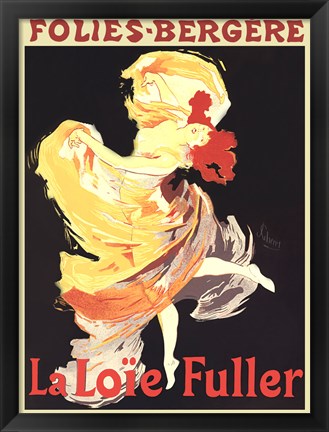 Framed La Loie Fuller Print