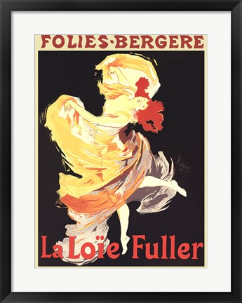 Framed La Loie Fuller Print