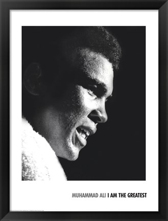 Framed Muhammad Ali, the Greatest Print