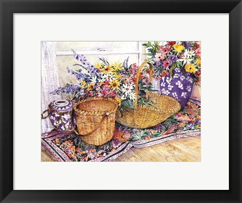 Framed Wicker Splendor Print