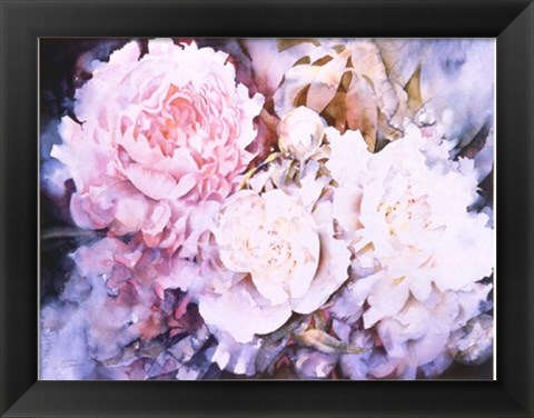 Framed Peonies Print