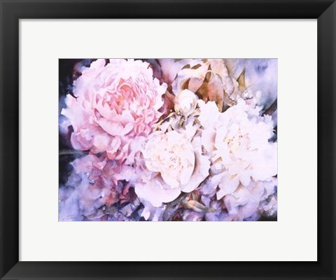 Framed Peonies Print