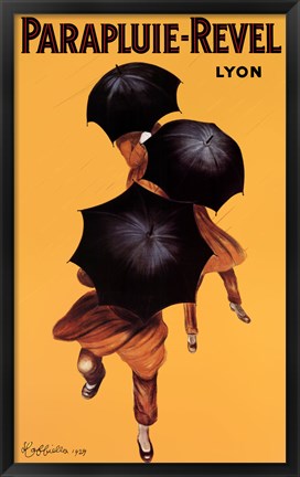 Framed Parapluie-Revel Print