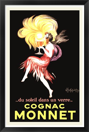 Framed Cognac Monnet Print