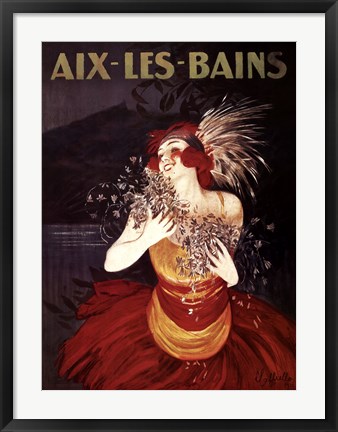 Framed Aix-Les-Bains Print