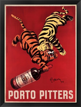 Framed Porto Pitters Print