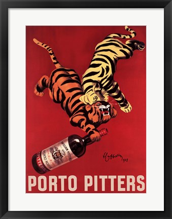 Framed Porto Pitters Print