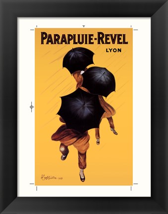 Framed Parapluie-Revel (mini) Print