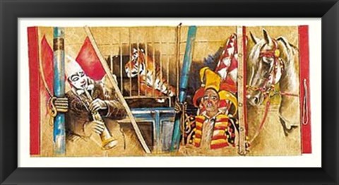 Framed Circus, Circus Print