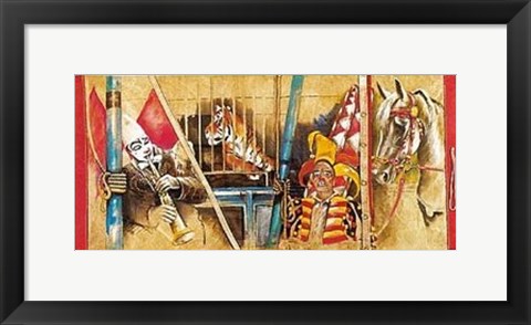 Framed Circus, Circus Print