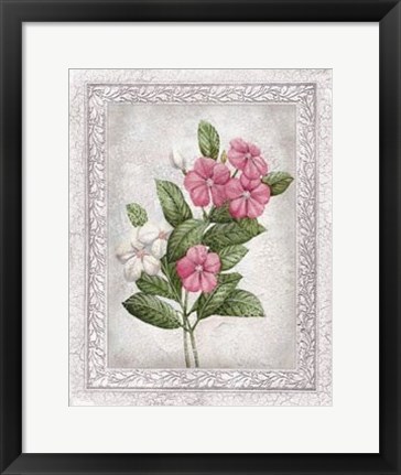 Framed Flowers of Spring III Print