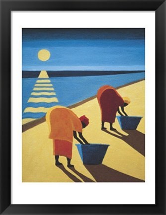 Framed Beach Bums Print