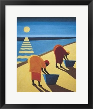 Framed Beach Bums Print