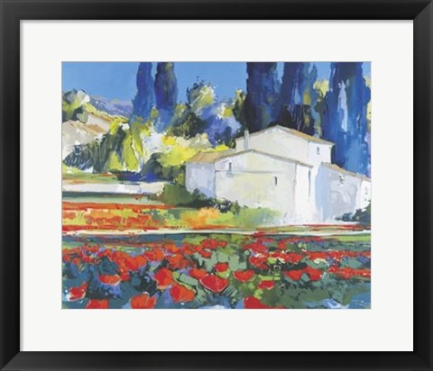 Framed Couleurs du Luberon Print